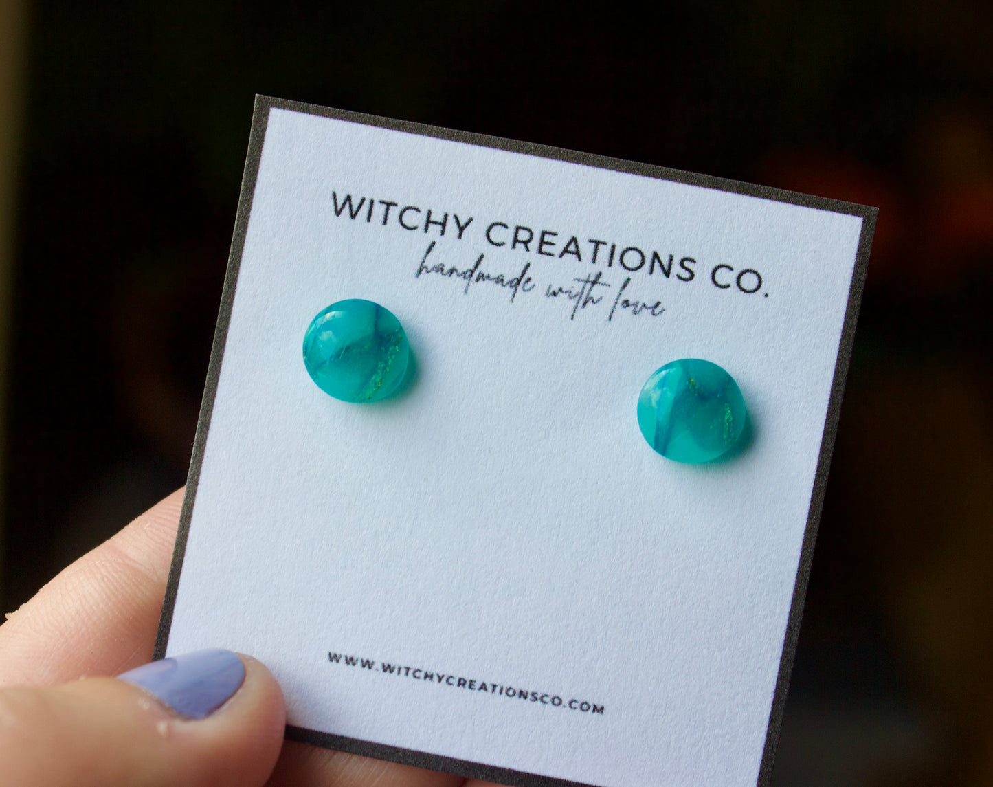 Mermaid Stud Polymer Clay Earrings