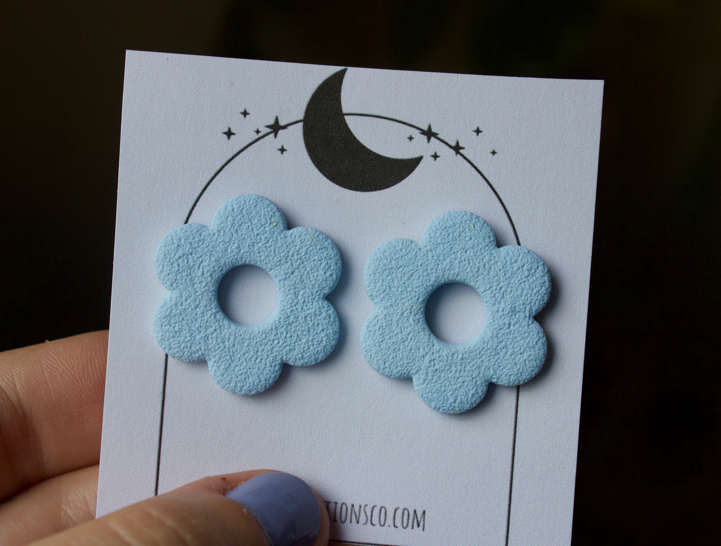 Daisy Stud Polymer Clay Earrings