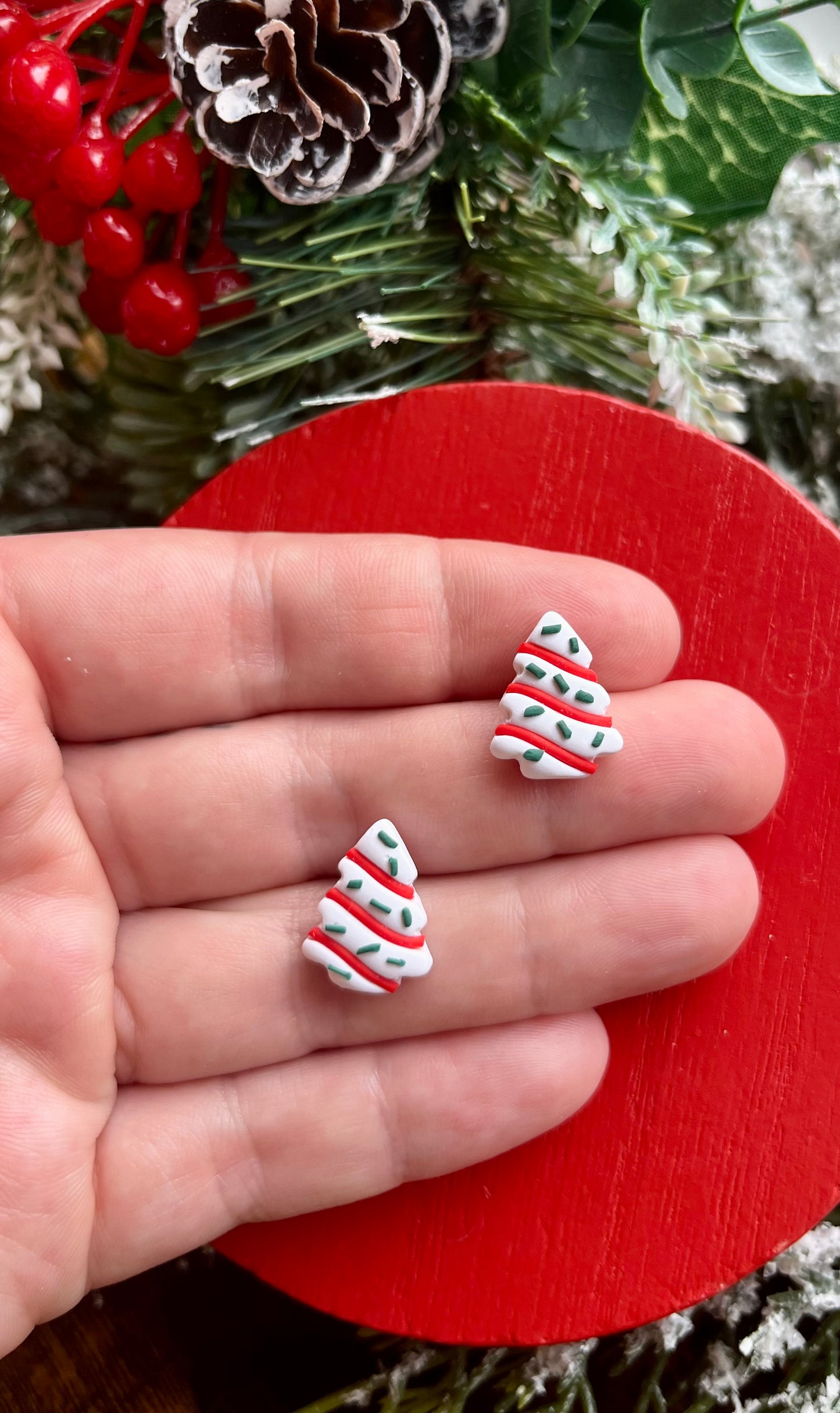 Lil Deb Polymer Clay Stud Earrings