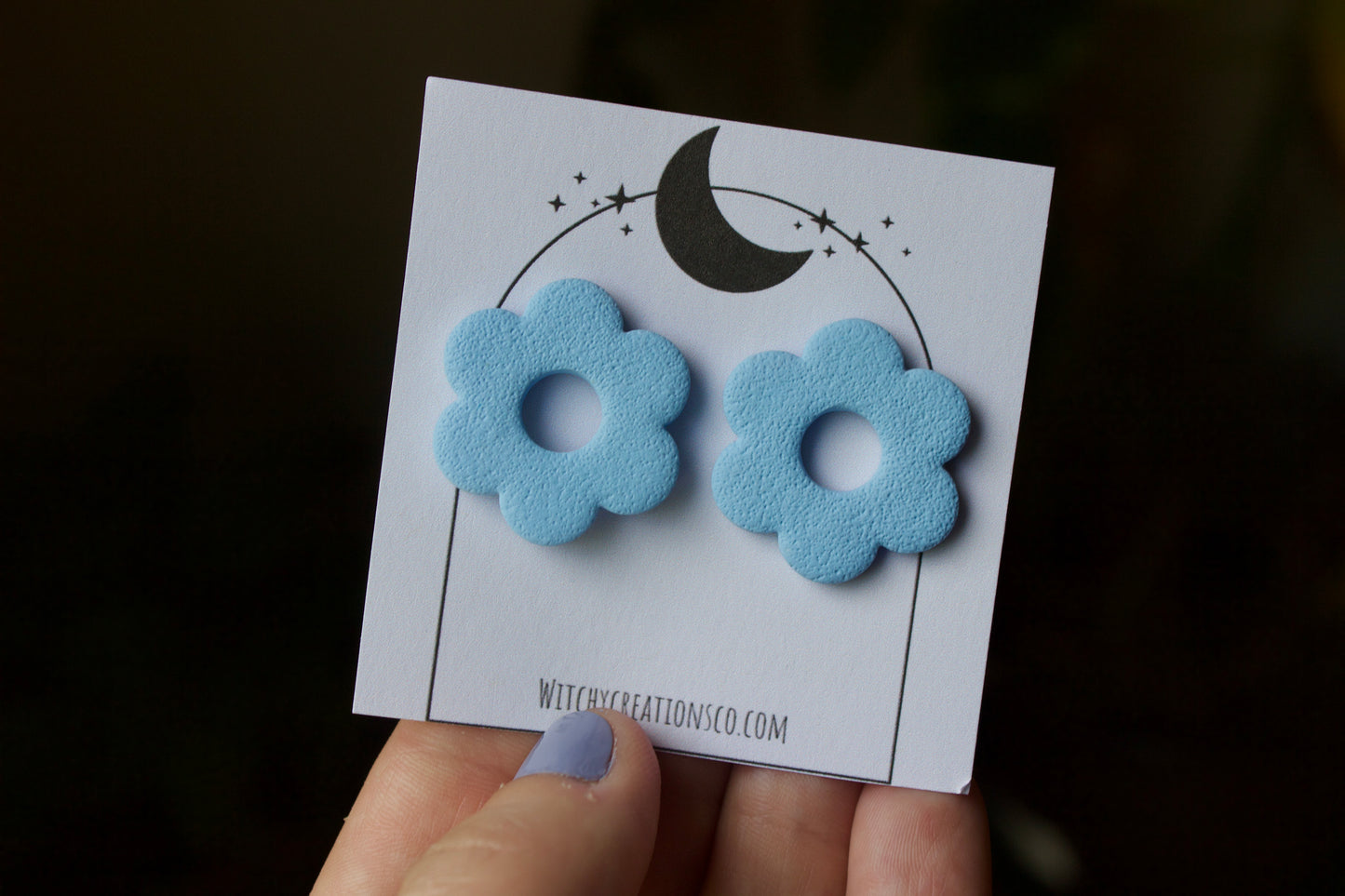 Daisy Stud Polymer Clay Earrings