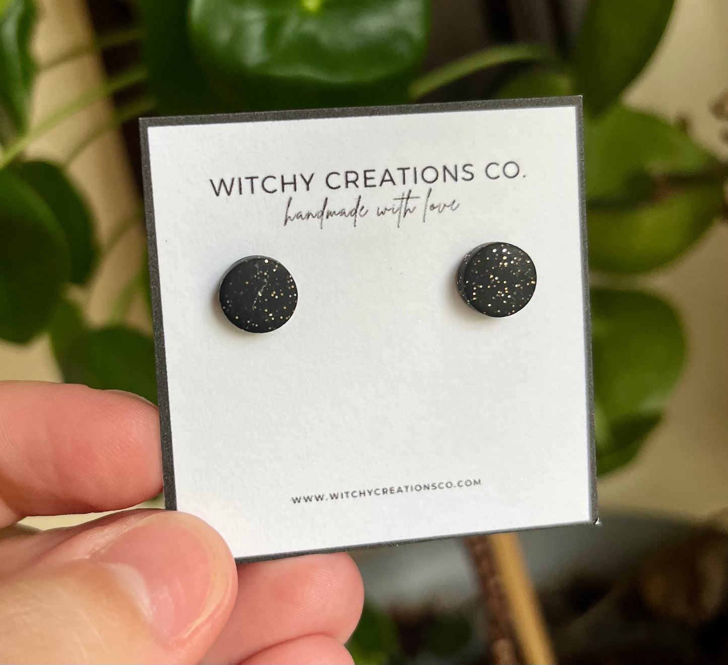 Neutral Polymer Clay Studs
