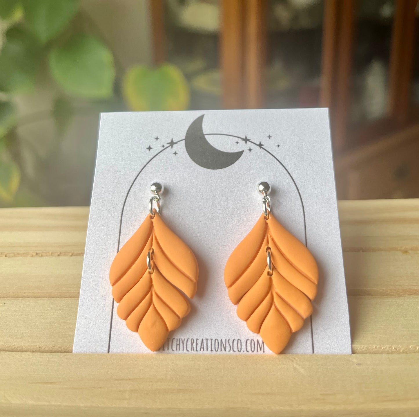 "Serenity" Polymer Clay Ball Post Stud Earrings