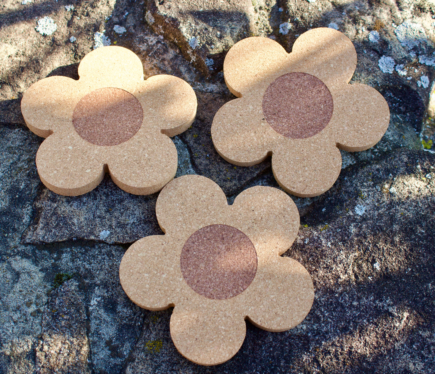 Flower Cork Coaster