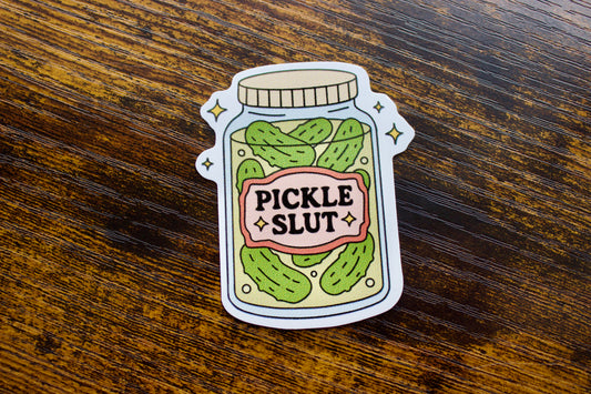 Pickle Sl*t Waterproof Vinyl Sticker