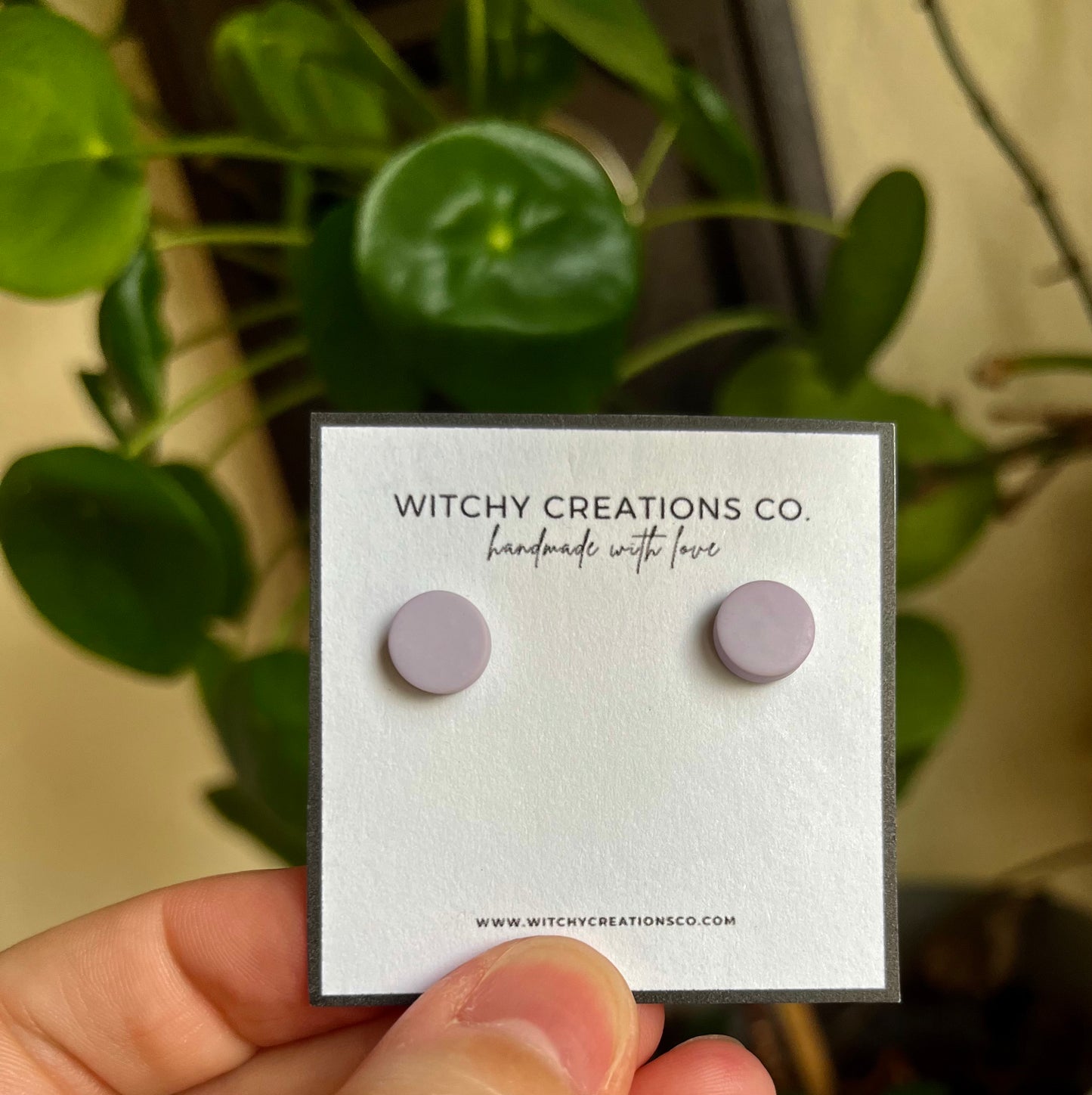 Neutral Polymer Clay Studs