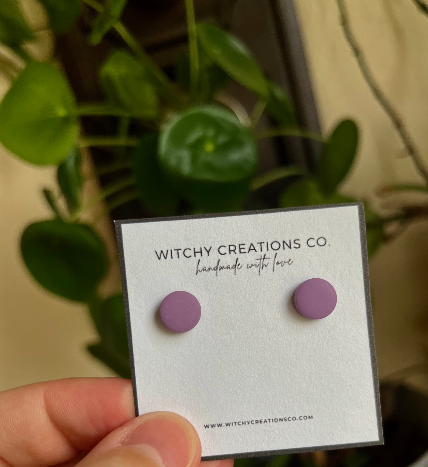 Neutral Polymer Clay Studs