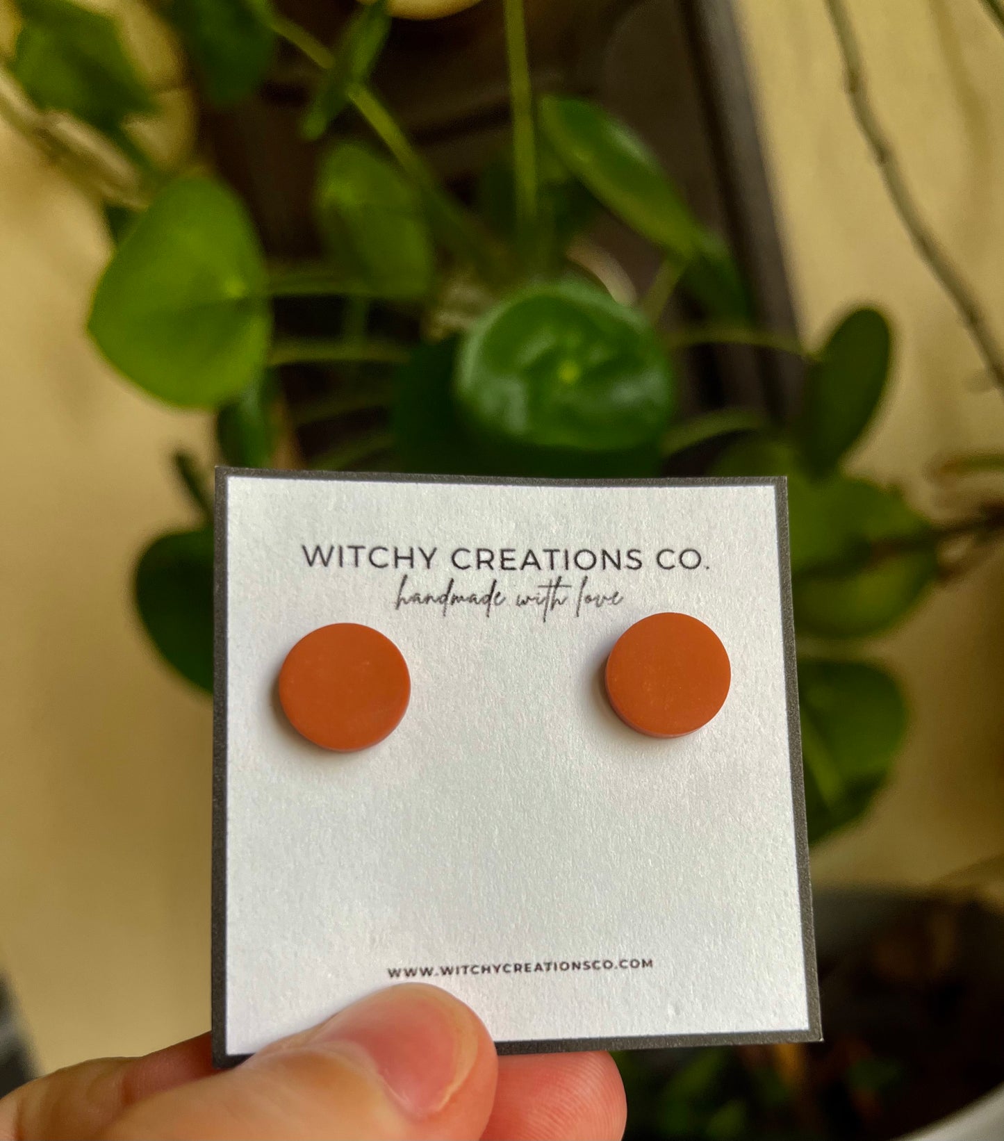Neutral Polymer Clay Studs
