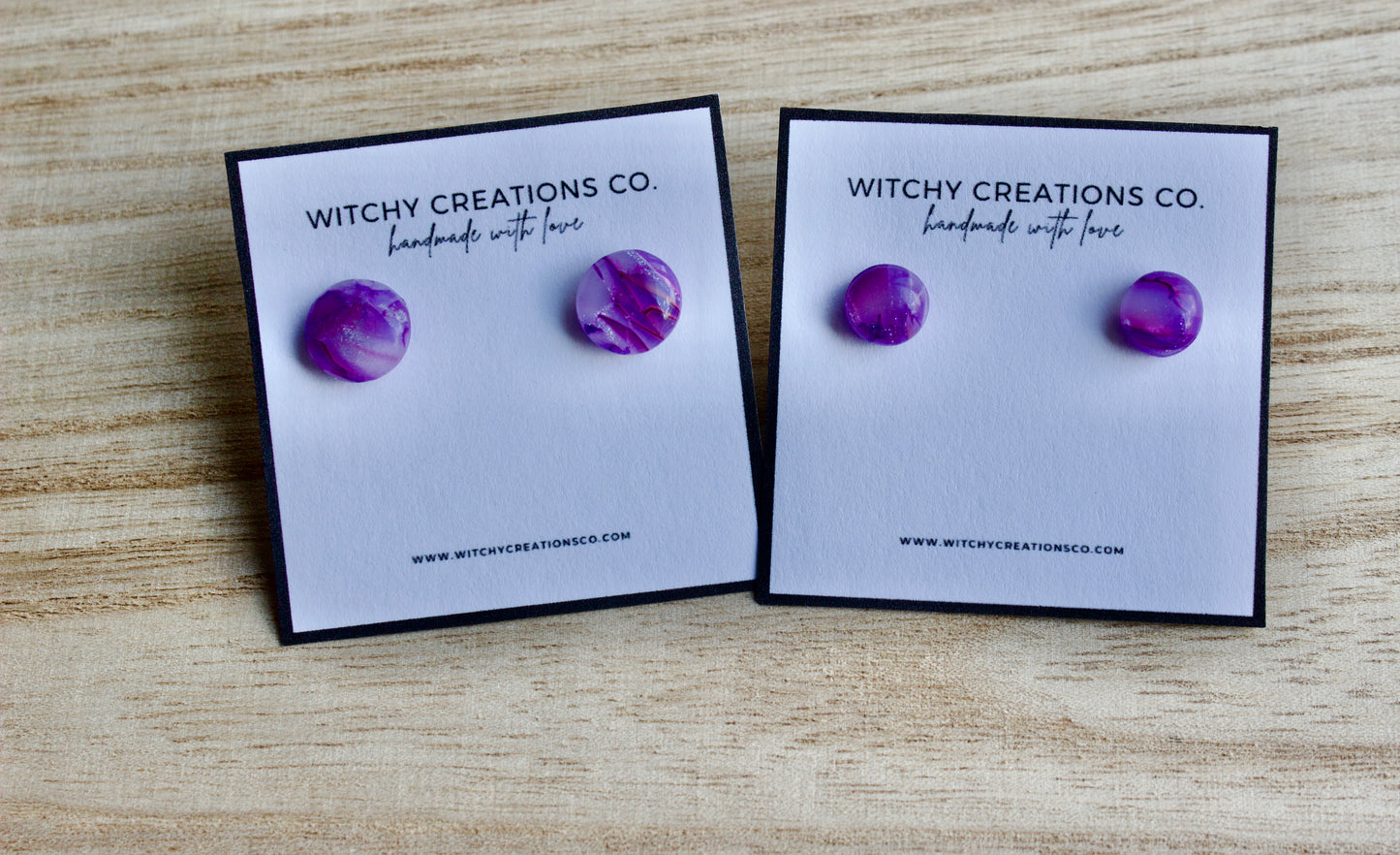 Purple Haze Stud Earrings