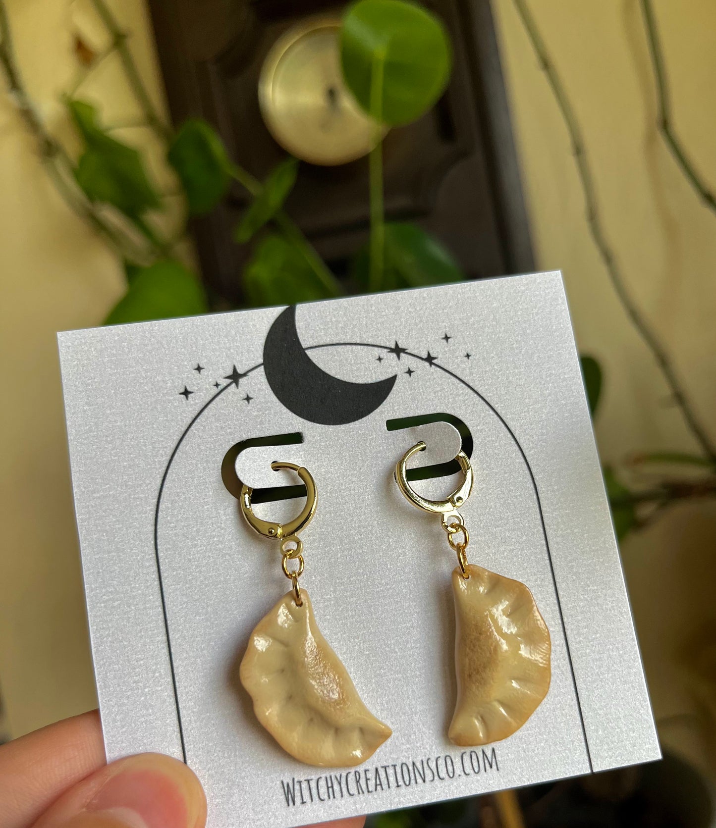 (PRE-ORDER ONLY) Pierogi Polymer Clay Dangle Earrings