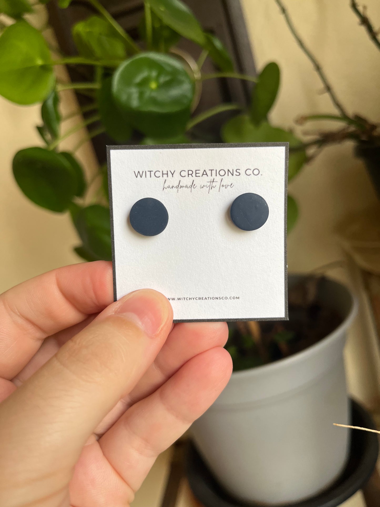 Neutral Polymer Clay Studs