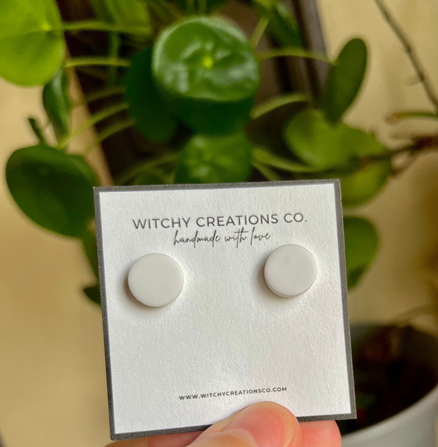 Neutral Polymer Clay Studs