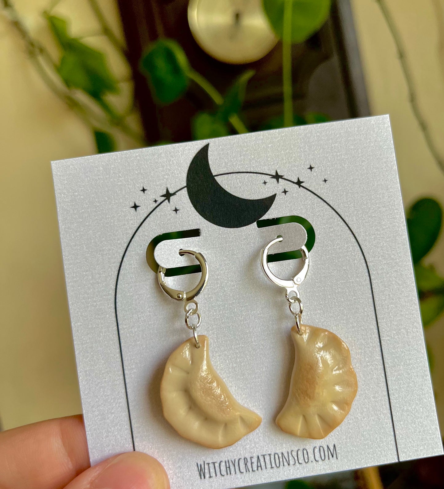 (PRE-ORDER ONLY) Pierogi Polymer Clay Dangle Earrings