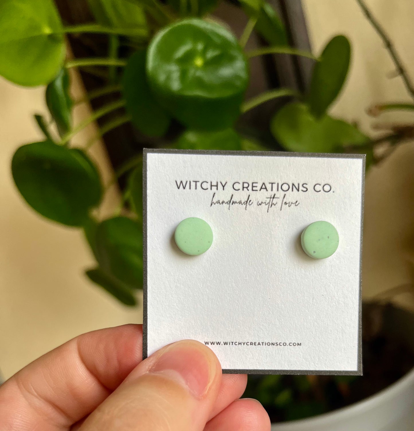Neutral Polymer Clay Studs