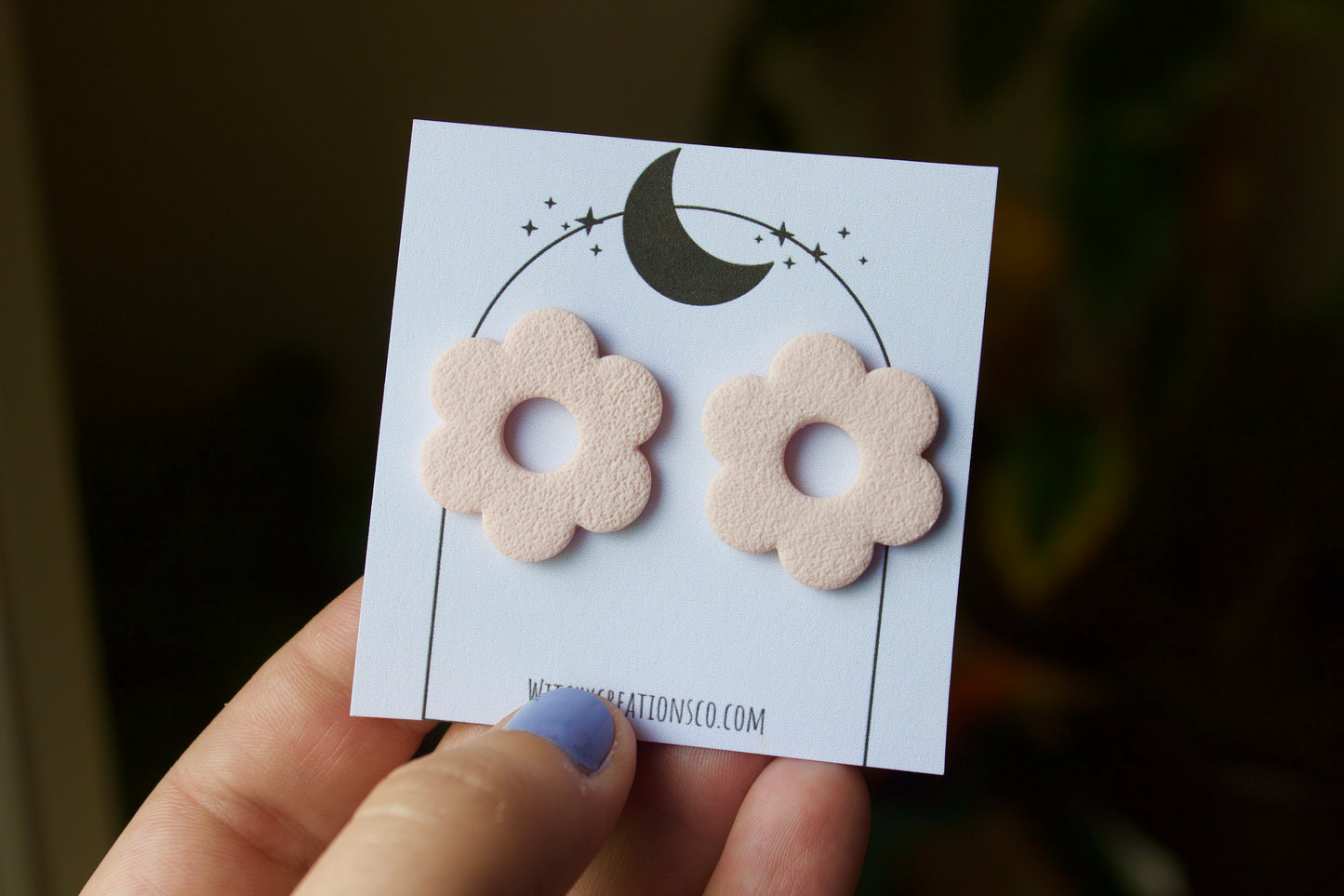 Daisy Stud Polymer Clay Earrings