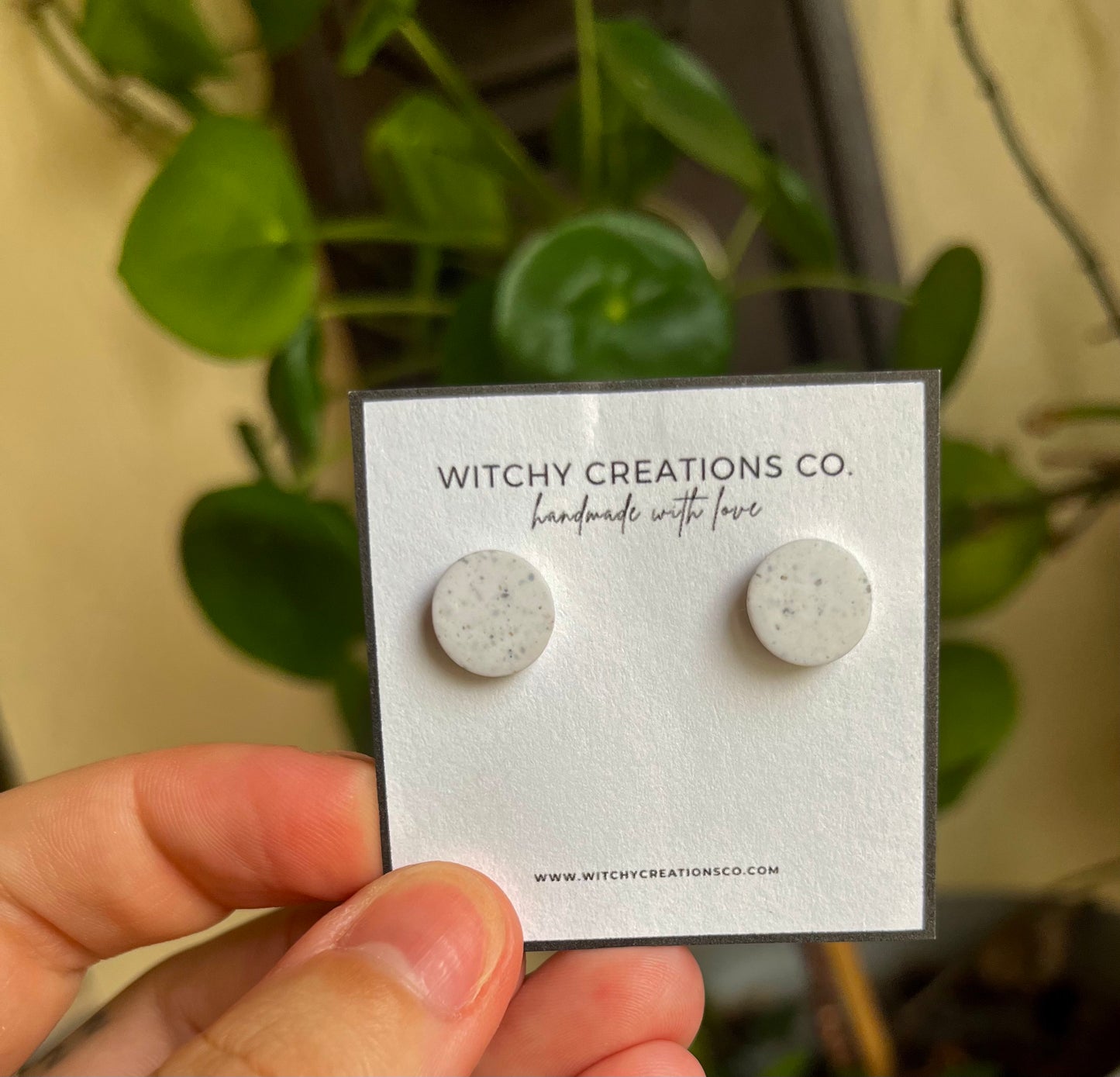 Neutral Polymer Clay Studs