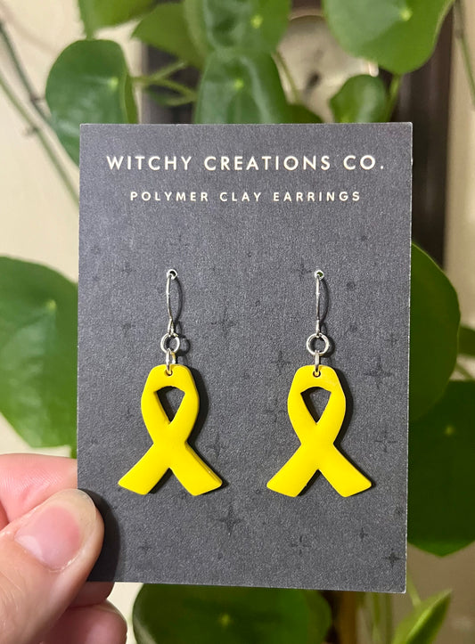 THON Fundraiser Polymer Clay Earrings