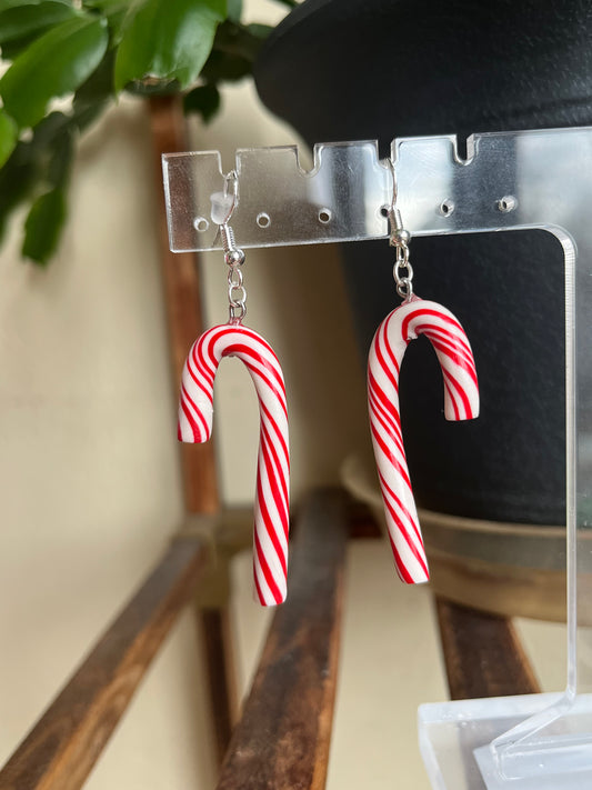 Small CandyCane earrings