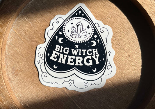 Big Witch Energy Vinyl Waterproof Sticker