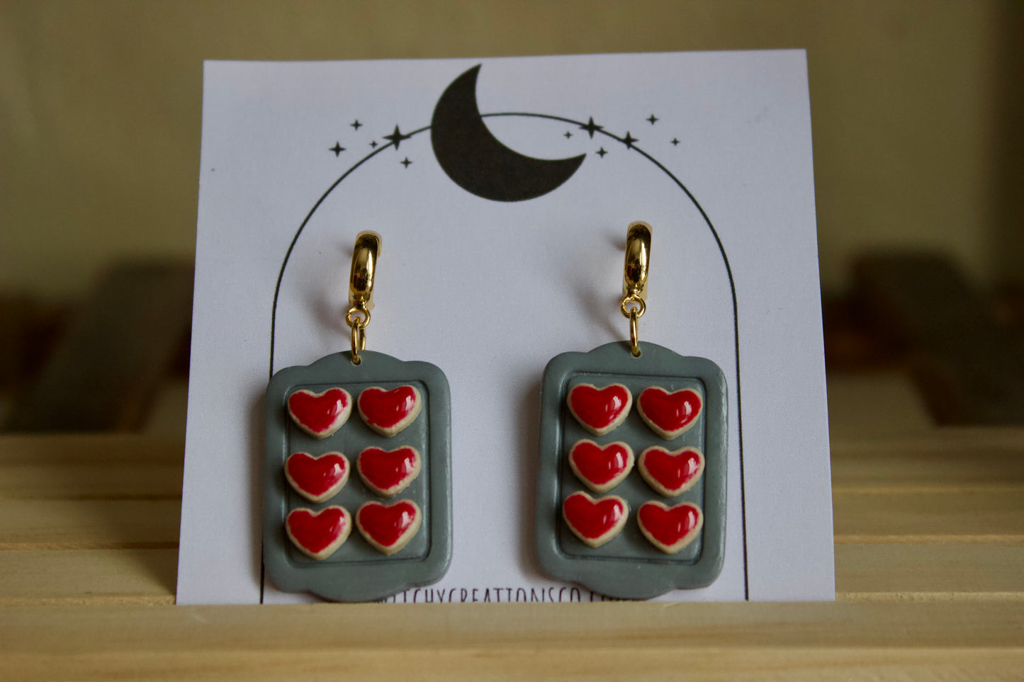 Cookie Tray Polymer Clay Earrings