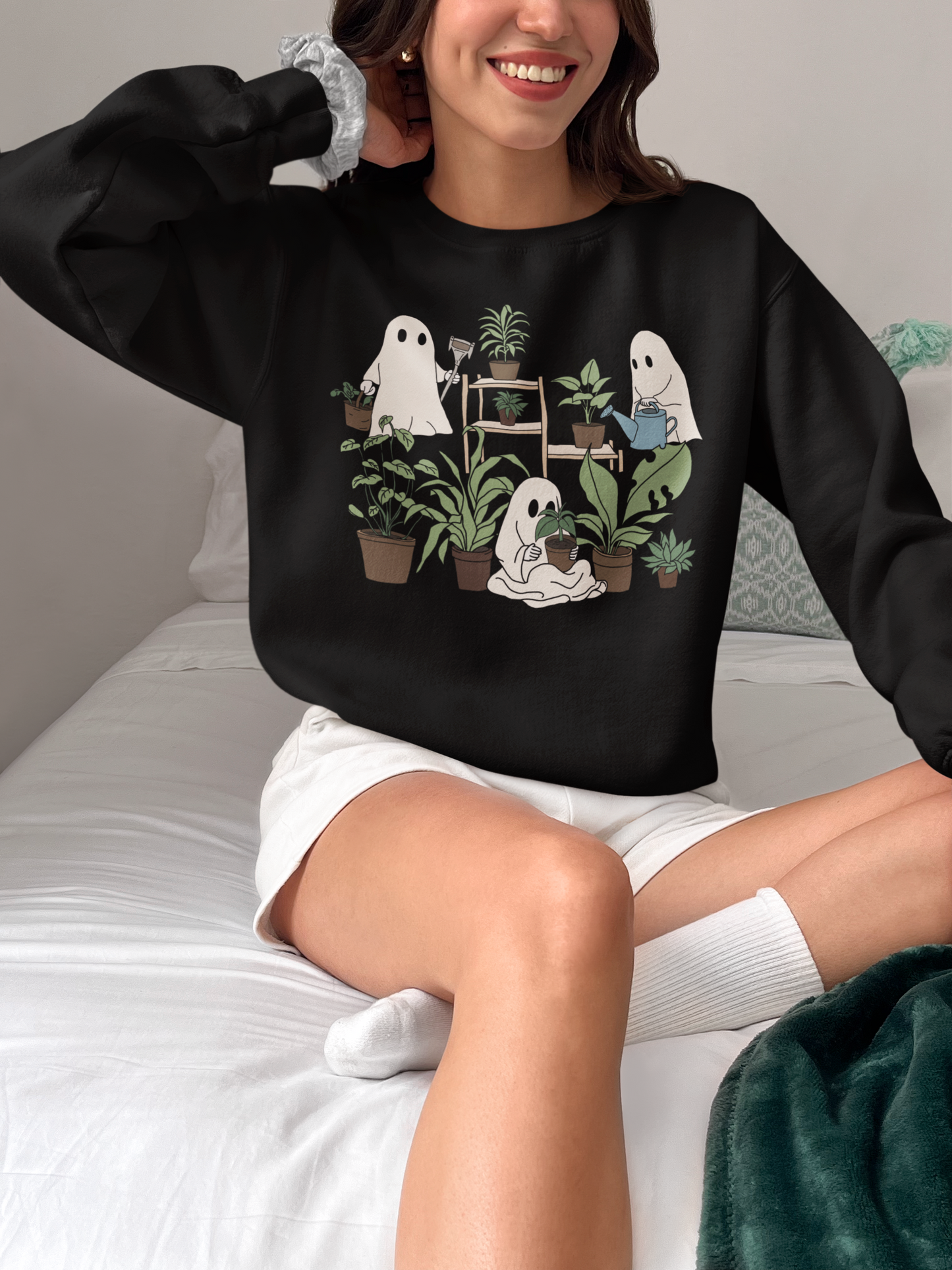 Plants & Ghost Crewneck Sweatshirt
